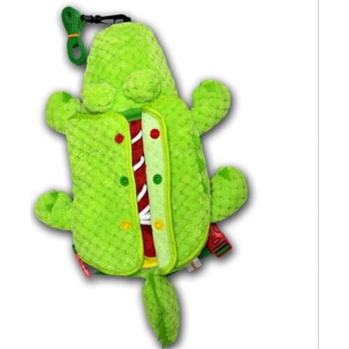 Cute Plush Animal Bag Multifunction Schoolbag Toy Kid Crocodile Baby Anti-lost Hard Bag Animal Backpack For Kindergarten Kid