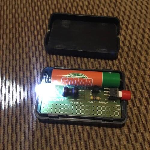 DIY Kits 1.5V Flashing Lights Kit Soldering Practice Circuit Board Universal Flashlight Plate Electronic Manufacturing Parts