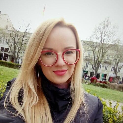 Fashion Retro Women Eyeglasses Cat Eye Metal Full Glasses Frame Optical Spectacles Round Vintage Eye Glasses