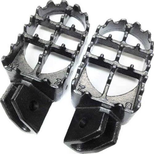 Motocross MX Dirt Bike Racing Foot Pegs footpeg For suzuki 1993-2001 RM80 Motorcycle parts Black