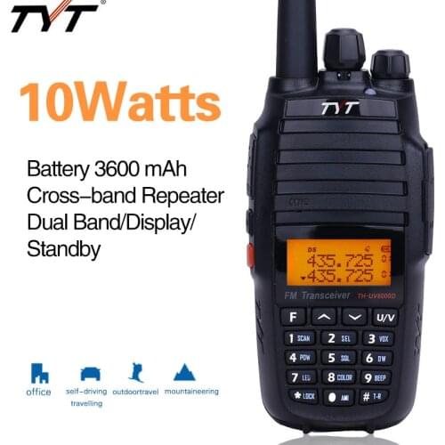 TYT TH-UV8000D Walkie Talkie 10W High Power Cross-band Repeater Dual Band VHF UHF Comunicador 10km Function TYT Radio