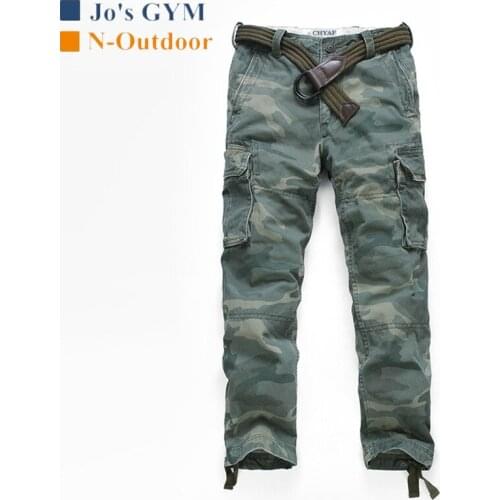 Outdoor Camouflage Man Tooling Trousers Multicolor Multi-pocket Fashion Sports Pants Leisure Refreshing Comfortable Hiking Pant