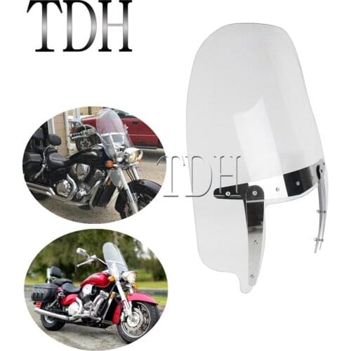 Street Bike Cruiser 29" Tall Windshield Windscreen Air Deflector Headlight Fairing For Honda VTX1300 VTX1800 VTX 1300 1800