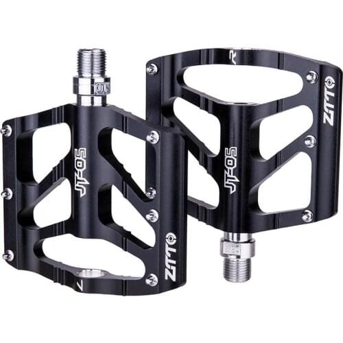ZTTO Bike Pedal Mountain Bicycle Pedals Anti-Slip Aluminum Alloy Pedals Cycling Flat Pedal Parts