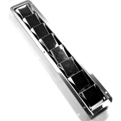 Boat Louver Vent 16-13/16" X 3" Stainless Steel Boat Marine 8 Slots Ventilation