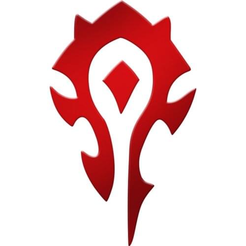 WOW Alliance Horde Game DIY Sticker Luxury Mobile Phone Laptop Sticker Car Motorcycle Decal 3D Metal Stickers