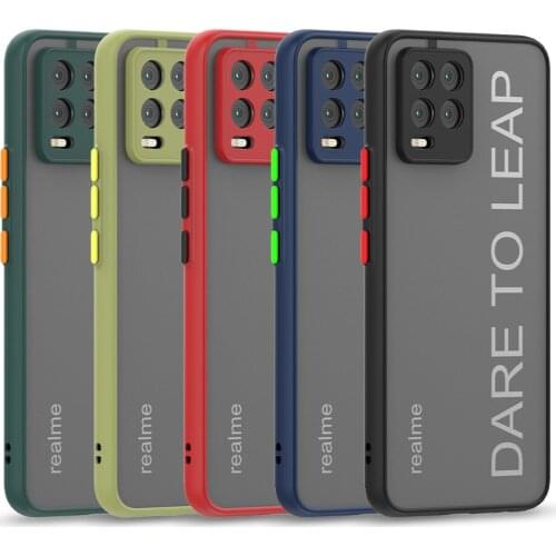 Camera Protection Case For OPPO Realme 8 Case 6.4'' Clear Bumper Coque Skin Feel Case For Realmi 8 Pro 4G 6.4'' Phone Cases