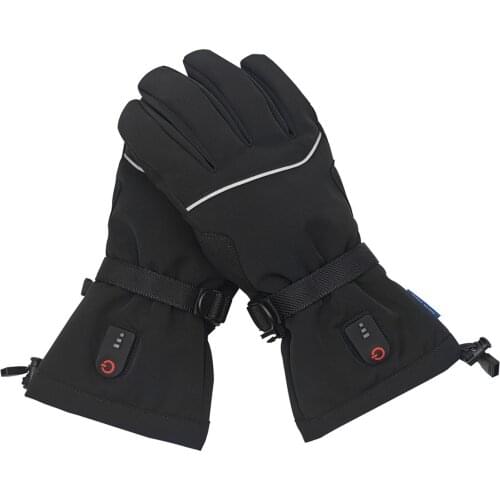 USB Heated Winter Men Women USB Heated Gloves Touch Cold Gloves Outdoor Sports Warm Thermal Fleece Running Ski Gloves