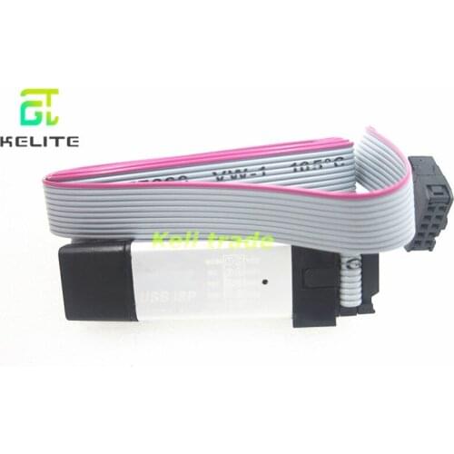 1pcs/lot USBASP USBISP AVR / 51 Series Programmer Download Aluminum Shell 64K Limit Support WIN7 64