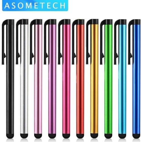 10 PCS/Lot Capacitive Touch Screen Stylus Pen For IPad Air Mini For Samsung xiaomi iphone Universal Tablet PC Smart Phone Pencil