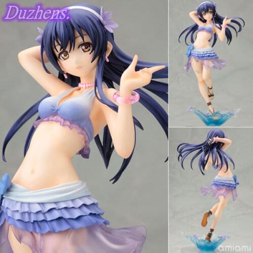 100% Original genuine Love Live! Sunshine!! Umi Sonoda Summer smile PVC Action Figure Anime Figure Model Toys Figure Doll Gift