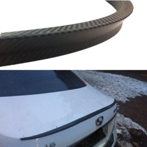 119cm Car Bonnet/Trunk/Hatch Gate/Roof/Spoiler Carbon Fiber Color Wing Lip Trim