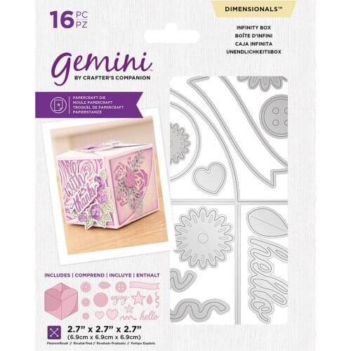 2021 AliliArts Metal Cutting Dies Infinity Box diy Scrapbooking Photo Album Decorative Embossing PaperCard Crafts Die