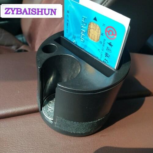 Car Cards for Coin Cup Seat Storage Box Auto Accessories for Audi all series Q3 Q5 SQ5 Q7 A1 A3 S3 A4 A4L A6L A7 S6 S7 A8 S4 RS4