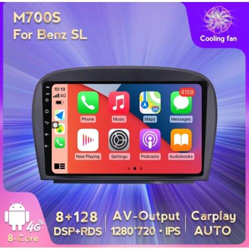 Android 10 8 Core WIFI 4G LTE For Mercedes Benz SL R230 SL350 SL500 SL55 SL600 SL65 car radio video Multimedia Player