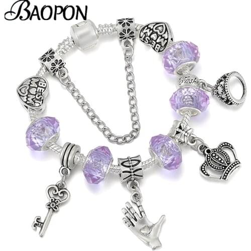 BAOPON Bracelets With Charms
