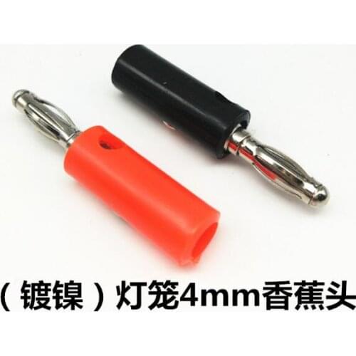 Party Favors Lantern type 4MM lantern banana plug with fixing screws and superimposed jack