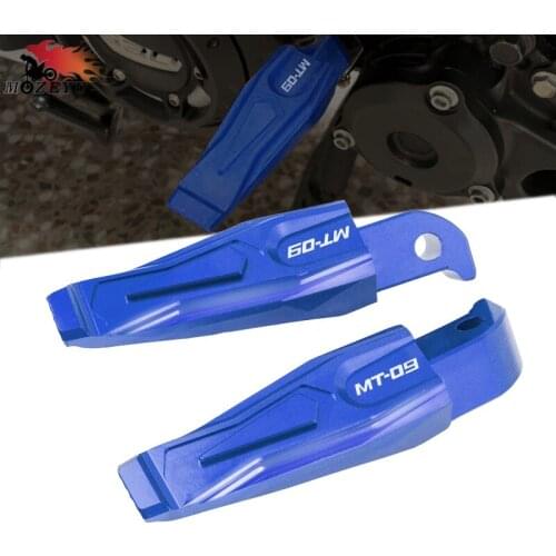 For Yamaha MT09 MT-09 FZ09 FZ-09 2013-2018 2017 2014 Motorcycle Aluminum Passenger Foot Pegs Rear Footrest Pedals Rear Foot Pegs