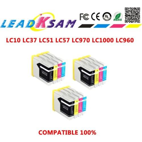 Hotsell for ink cartridges for brother LC10 LC37 LC51 LC57 LC970 LC1000 LC960 printer