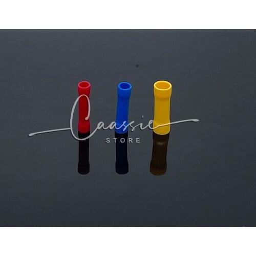 50pcs BV1.25 BV2.5 BV5.5 Insulated Crimp Terminals Electrical Wire Cable Crimping Terminal Connector Set Assortment Kit