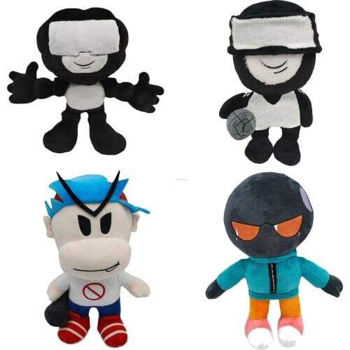 25CM Creative Friday Night Funkin Doll Anime Peripheral Soft Plush Toys Stuffed Home Decoration Childrens Holiday Gifts