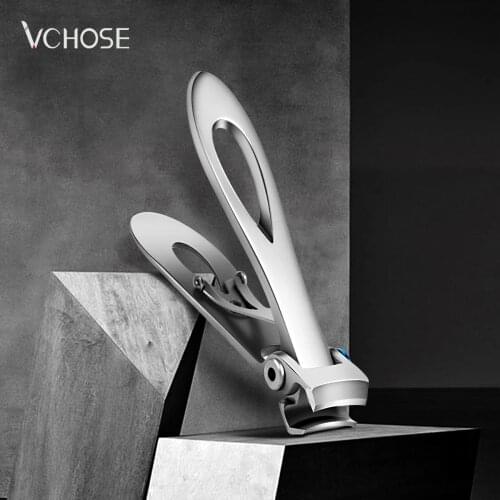 Professional Nail Clippers Stainless Steel Wide Jaw Opening Manicure Fingernail Cutter Thick Hard Ingrown Toenail Scissors tools