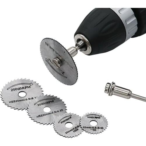 Metal HSS Circular Saw Blade High Speed Steel Woodworking Cutting Discs For Dremel Rotary Tool Durable Quality