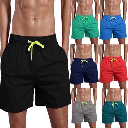 Mens Swimming Shorts Beach Shorts Surf Shorts Summer Casual Shorts Mens Jogging Exercise Beach Shorts Pocket Breathable Pants