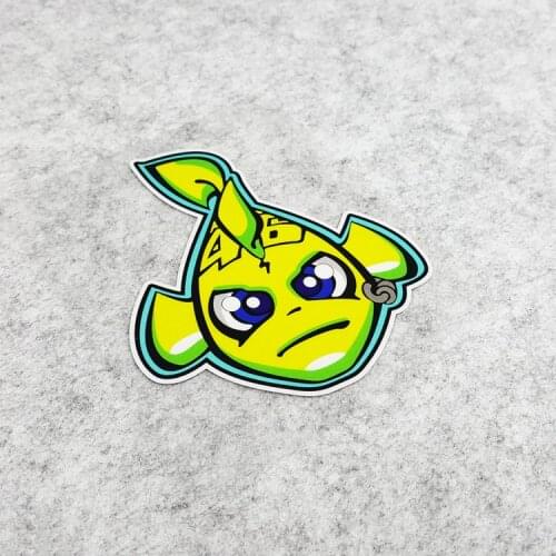 Car Stickers Motorcycle Racer Misano Fish Cute Bike Helmet Auto Body Tail Door Decals