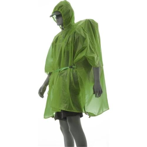 FLAMES CREED Ultralight 15D Nylon Rain Jacket Hiking Cycling Raincoat Outdoor Camping Mini Tarp Multifunction Sun Shelter Tarp