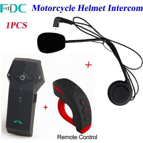 Freedconn Colo-RC BT Helmet Intercom Headset Remote Control Motorcycle Helmet Bluetooth Intercom Interphone with FM NFC