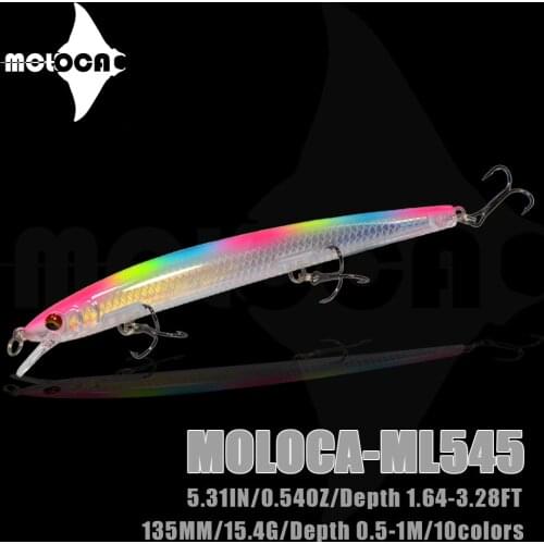 Fishing Lure Minnow Floating Topwater Mino Baits Weights14.5g Whopper Trolling Bait Tackle Peche Saltwater Isca Artificial Lures
