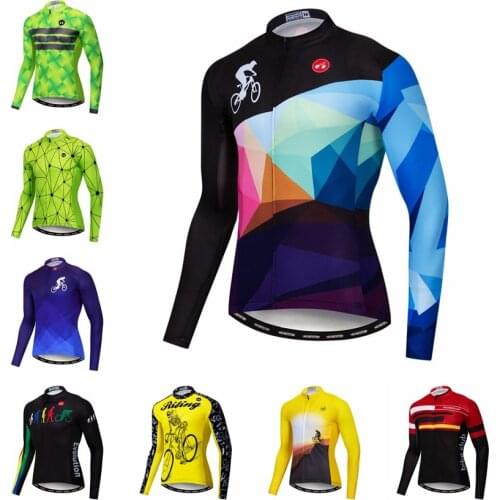Weimostar Cycling Jersey Long Sleeve Men Autumn 2021 Pro Team Cycling Clothing Camisa Ciclismo Mountain Bike Jersey Bicycle Wear