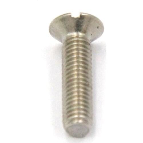 25-50PCS M1.6 M2 M3 M6 304 A2-70 stainless steel GB68 Metric Threaded Slotted Flat Countersunk Head Machine Screw Bolt