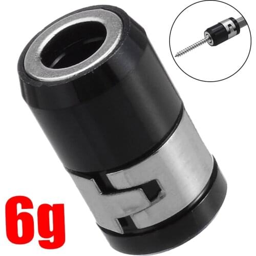 1pc Magnetic Ring Alloy Electric Magnetic Ring Screwdriver Bits 1/4" Screwdriver Accessories Electrical Screw Bits Magnetic Ring