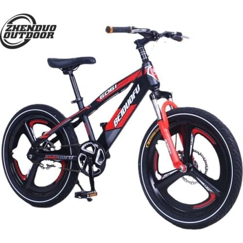 16 inch Childrens bicycle Mountain Bike Disc Brake Shock Absorption Single Speed Kid Cycling Suitable For 120-150cm