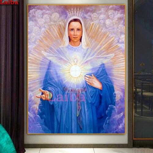 Diamond Painting Religious Virgin Diamond embroidery 5d diy full square Cross Stitch diamond mosaic puzzle Art Home Decor gift