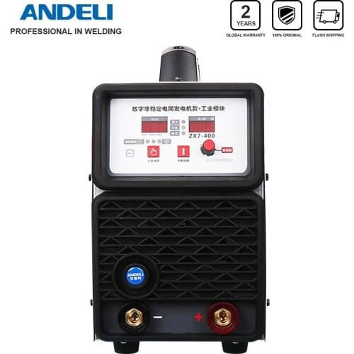 ANDELI Smart Draagbare Eenfase MMA 400 Spot Lassen Booglassen Machine Dubbele Low Voltage Inverter Lasmachine arc welder tools