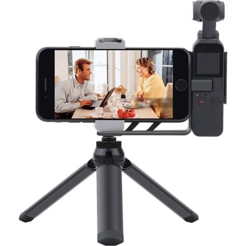 Mobile Phone Securing Clip Holder Mount Desktop Tripod kit Extension For DJI Osmo Pocket Gimbal Accessories Spare Parts