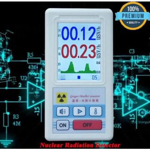 Marble Tool LCD Beta Gamma X-ray Counter Radioactive Detector Nuclear Radiation Detector Personal Dosimeter Radioactive Tester