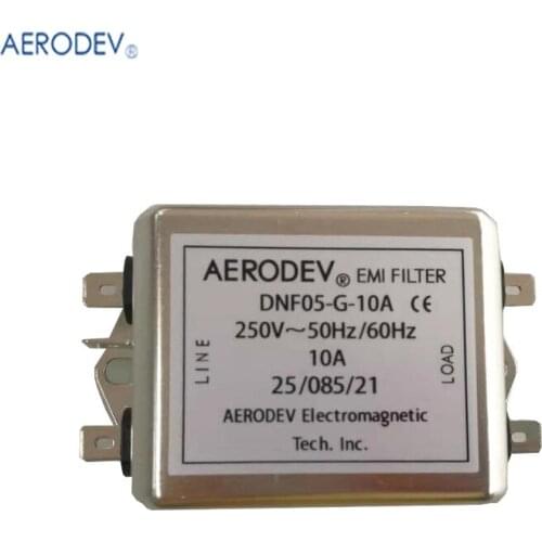 Aerodev Power Supply filter DNF05-G-10A Single Phase EMI Filter 10A 250V 50-60Hz CE approved
