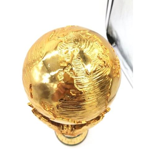 World Football cup Trophy Titan Cup 1:1 Replica Golden Ball Soccer Fan Cheerleading Souvenirs Resin Craft Keepsake Troph