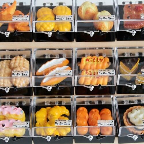 1/6 Scale Miniature Dollhouse Bread Box Mini Doll Food for Barbies Blyth Doll Play Kitchen Toy Accessoires