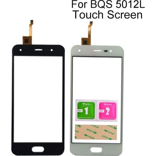 Mobile Touch Panel For BQ-5012L Rich BQ-5012 BQ 5012 BQS 5012 Digitizer Front Glass Touchscreen Sensor Tools 3M Glue