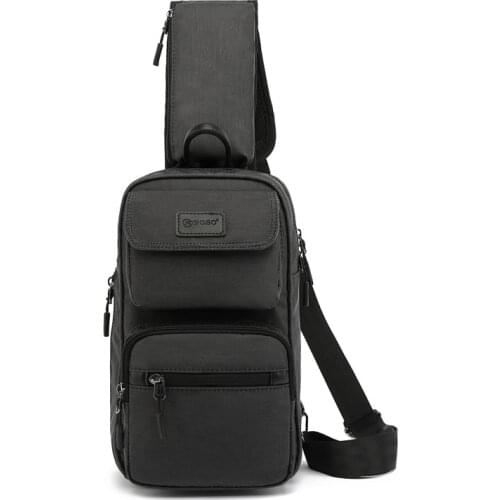 New USB Charging Shoulder Bag Messenger Bag Mens Anti-theft Chest Bag Waterproof Travel Messenger Bag