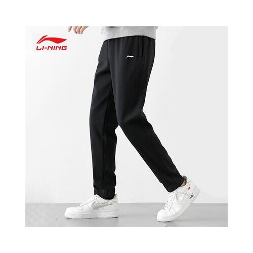 LINING 2021 Summer Men Training Running Sports Pants Breathable Cotton Casual Straight Pants AKLR523