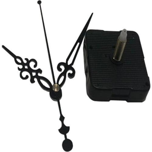 Clock Accessory Quartz Movement Plastic Step Movement With Black Clock Hands DIY Clock Kits