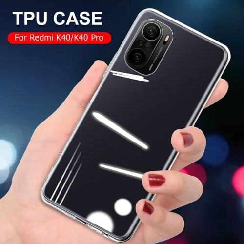 Clear Silicone TPU Back Cover For Xiaomi Poco F3 Pocophone F3 Cover For Xiaomi Poco X3 Pro X3 NFC K40 Case Funda Protector Shell
