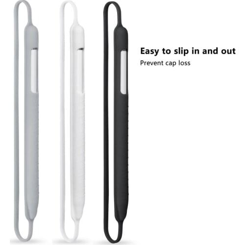 For Apple Pencil 1th&2th(Gen) Anti-Scratch Silicone Protective Case Sleeve Cover Pencil Tip Cover Holder Tablet Touch Pen Stylus
