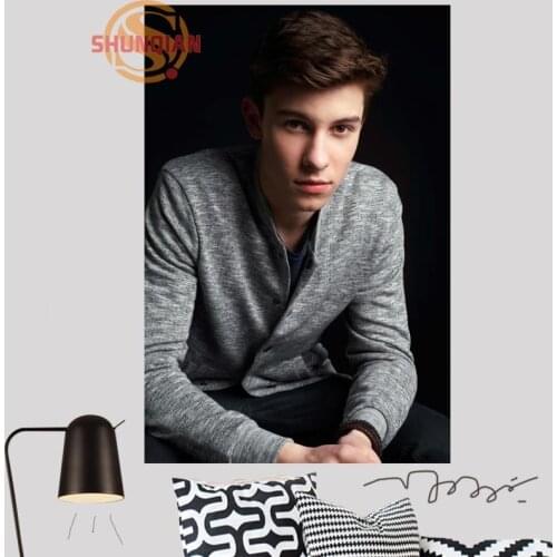 Mondern Classical Home Decor Custom Shawn Mendes Canvas Cloth wall poster for Living Room H0330NQ40
